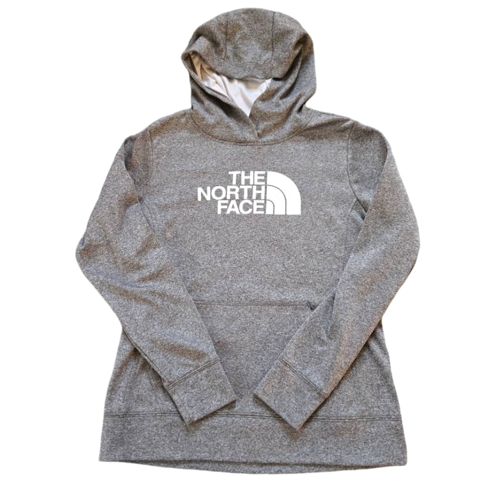 North Face Hoodie in Heathered Gray